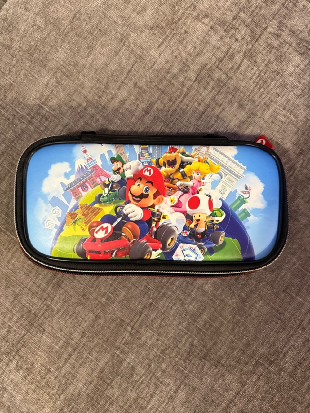 Super Mario Brothers Case For Nintendo Switch Zip Around Carry Travel Mario Luig